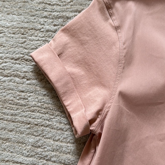 NWOT Brunello Cucinelli Pink Youth Philosophy Embellished Shirt Girls 12+ - Picture 3 of 6